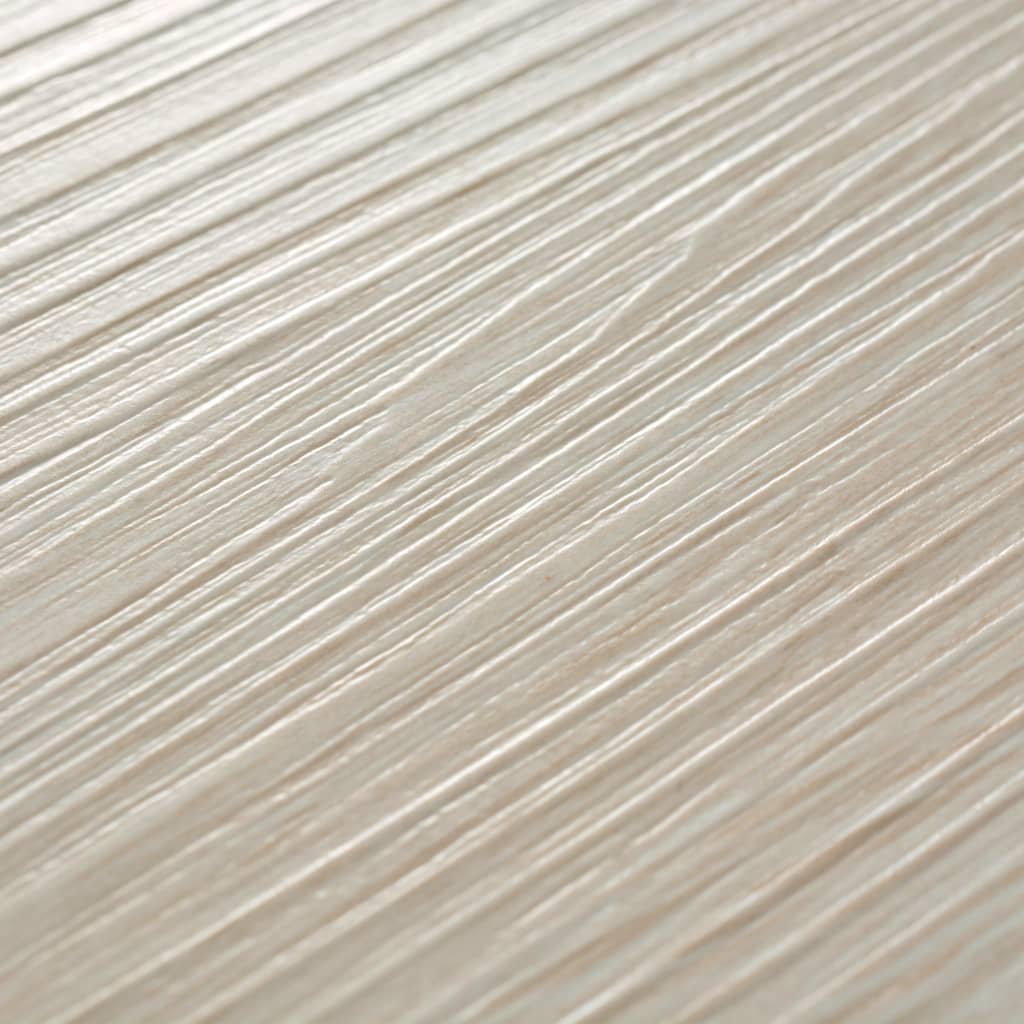 Plăci pardoseală autoadezive stejar alb clasic 2,51 m² 2 mm PVC - Lando