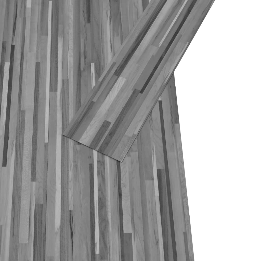 Plăci pardoseală autoadezive, lemn gri dungi, 2,51 m², 2 mm PVC - Lando