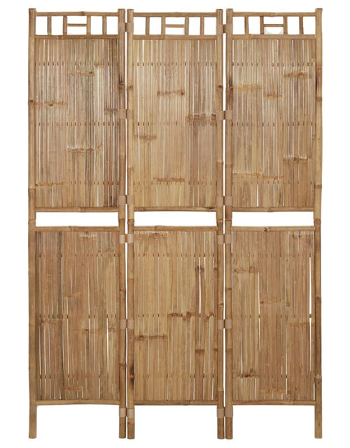 Загрузите изображение в средство просмотра галереи, Paravan de cameră cu 3 panouri, 120 x 180 cm, bambus - Lando
