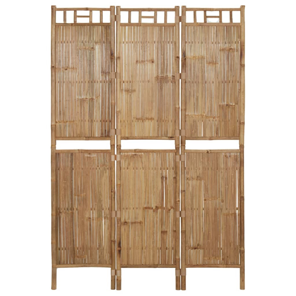 Paravan de cameră cu 3 panouri, 120 x 180 cm, bambus - Lando