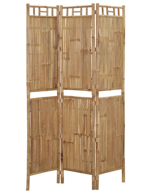 Загрузите изображение в средство просмотра галереи, Paravan de cameră cu 3 panouri, 120 x 180 cm, bambus - Lando
