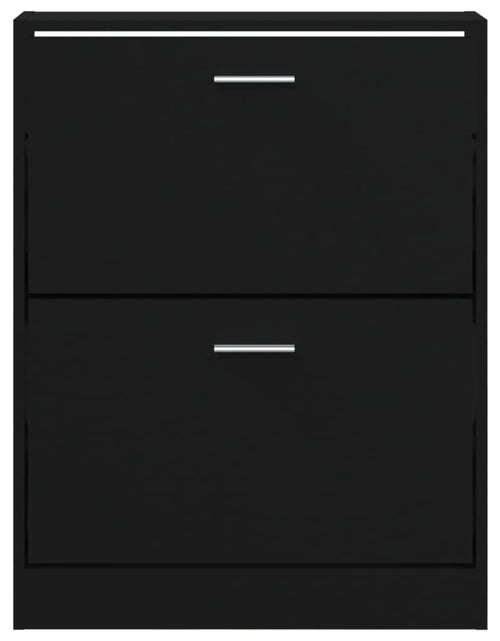Încărcați imaginea în vizualizatorul Galerie, Pantofar, negru, 59x17x81 cm, lemn compozit - Lando
