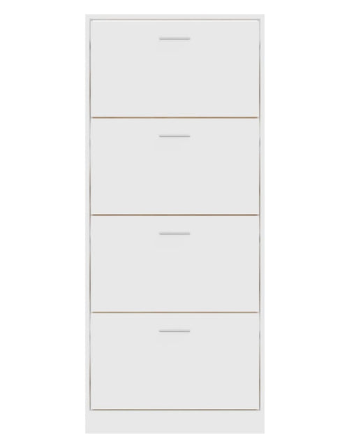 Încărcați imaginea în vizualizatorul Galerie, Pantofar, alb, 63x24x147 cm, lemn prelucrat - Lando
