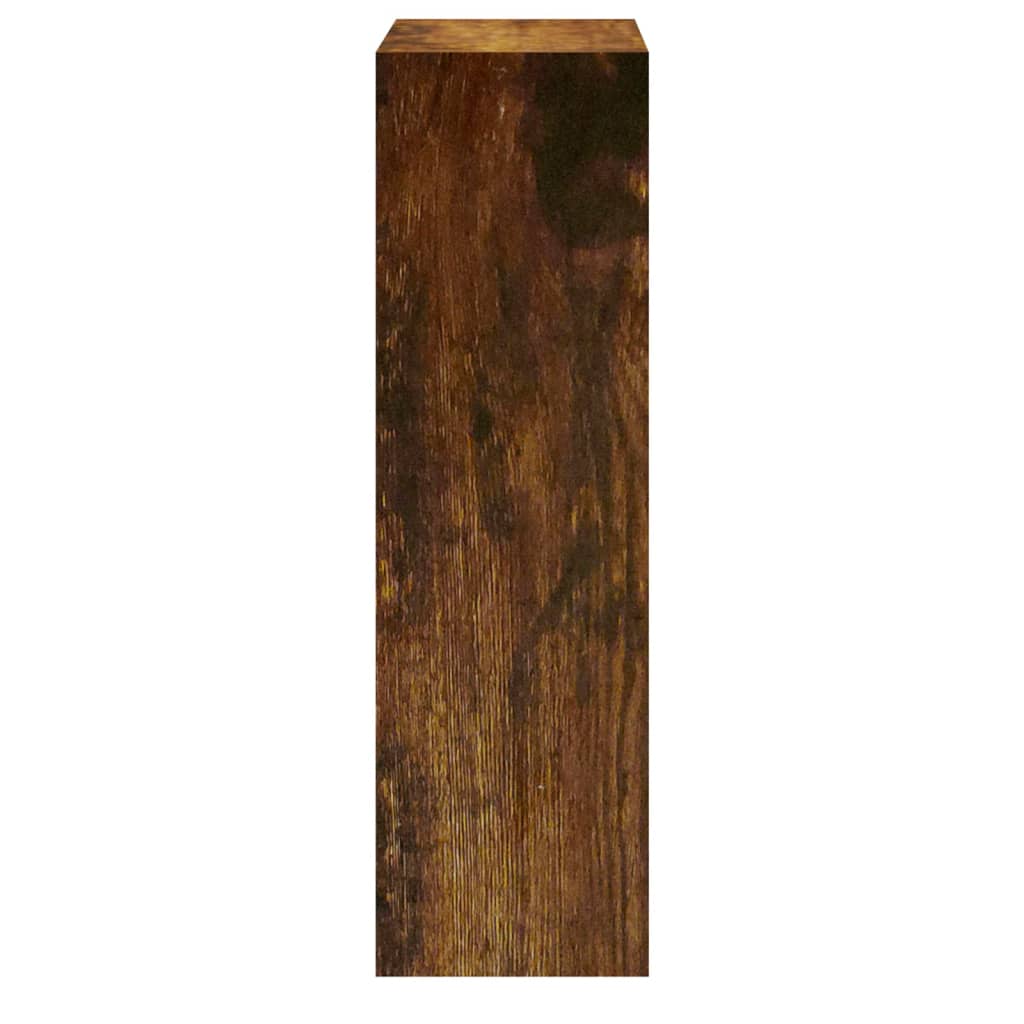 Pantofar, stejar fumuriu, 63x24x81 cm, lemn compozit - Lando