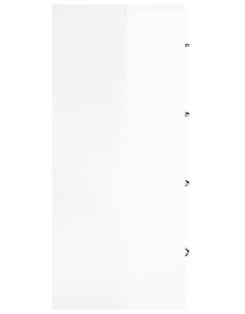 Încărcați imaginea în vizualizatorul Galerie, Servantă cu 4 sertare, alb extralucios, 60x30,5x71 cm - Lando
