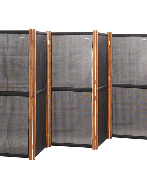 Загрузите изображение в средство просмотра галереи, Paravan de cameră cu 6 panouri, negru, 420x180 cm - Lando
