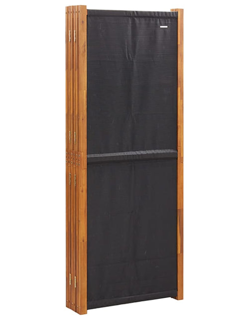 Încărcați imaginea în vizualizatorul Galerie, Paravan de cameră cu 6 panouri, negru, 420x180 cm - Lando
