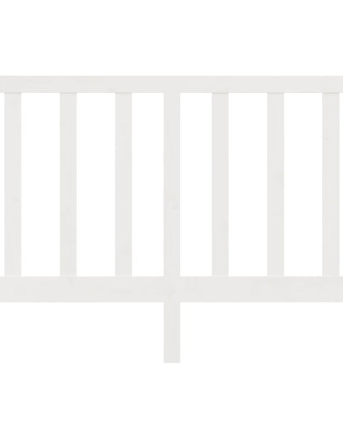 Încărcați imaginea în vizualizatorul Galerie, Tăblie de pat, alb, 166x4x100 cm, lemn masiv de pin - Lando
