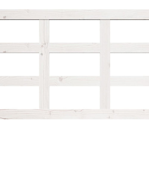 Загрузите изображение в средство просмотра галереи, Tăblie de pat, alb, 105,5x4x100 cm, lemn masiv de pin - Lando
