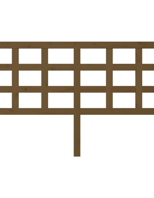 Загрузите изображение в средство просмотра галереи, Tăblie de pat, maro miere, 165,5x4x100 cm, lemn masiv de pin - Lando
