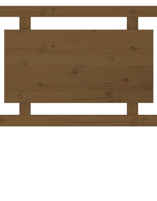 Încărcați imaginea în vizualizatorul Galerie, Tăblie de pat, maro miere, 95,5x4x100 cm, lemn masiv de pin - Lando
