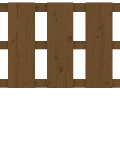 Загрузите изображение в средство просмотра галереи, Tăblie de pat, maro miere, 95,5x4x100 cm, lemn masiv de pin - Lando
