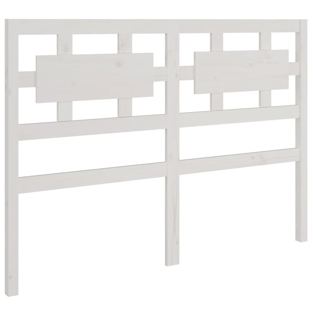 Tăblie de pat, alb, 165,5x4x100 cm, lemn masiv de pin - Lando