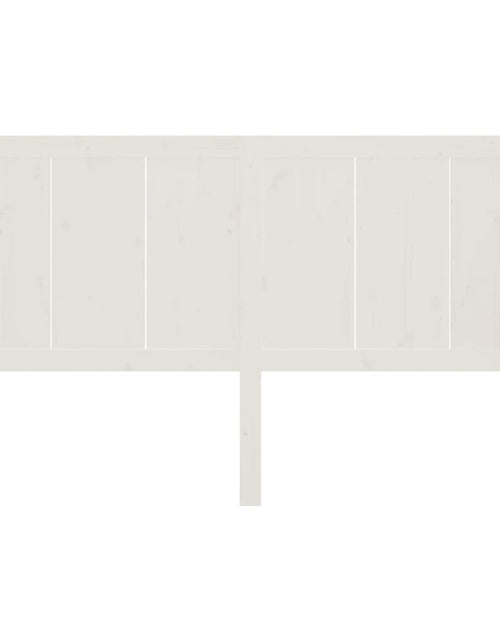 Загрузите изображение в средство просмотра галереи, Tăblie de pat, alb, 185,5x4x100 cm, lemn masiv de pin - Lando
