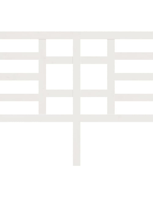 Загрузите изображение в средство просмотра галереи, Tăblie de pat, alb, 166x4x104 cm, lemn masiv de pin - Lando
