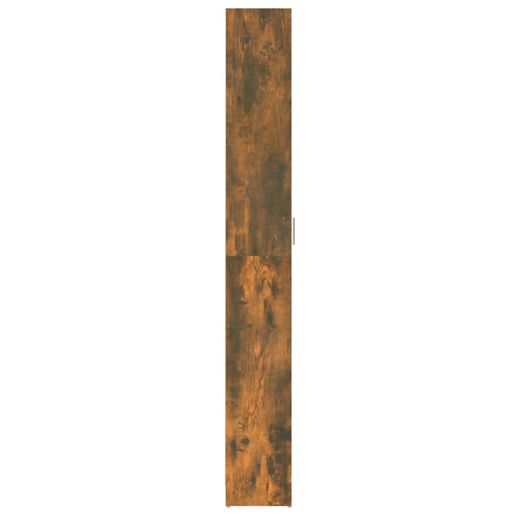 Șifonier de hol, stejar fumuriu, 55x25x189 cm, lemn prelucrat - Lando
