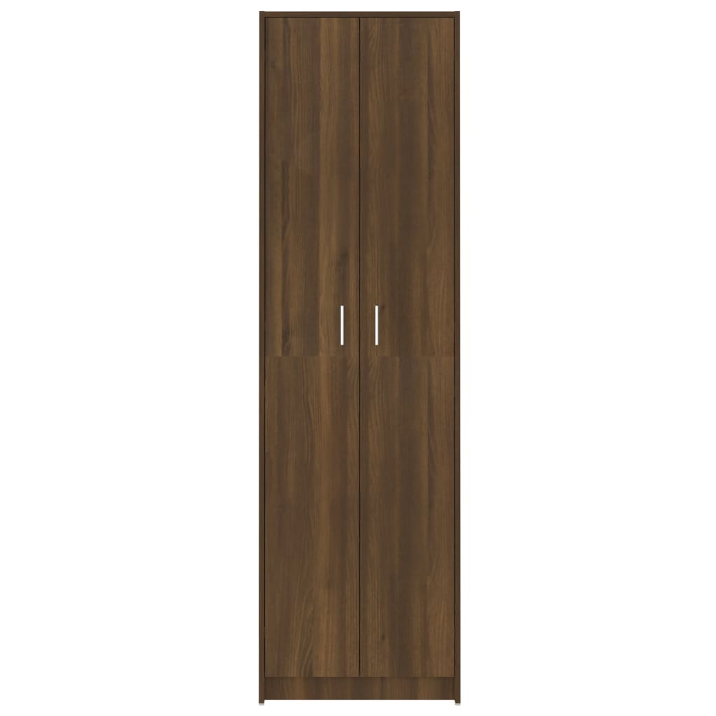 Șifonier de hol, stejar maro, 55x25x189 cm, lemn prelucrat - Lando