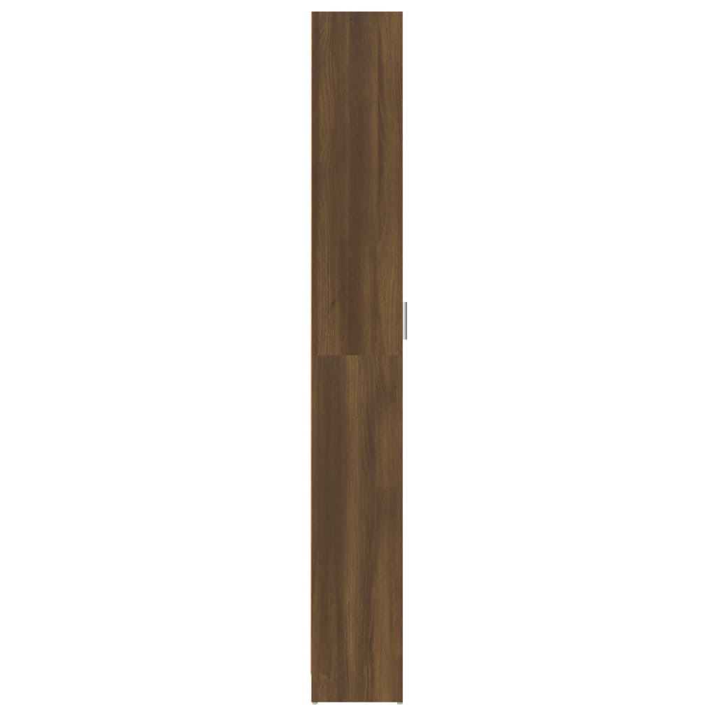 Șifonier de hol, stejar maro, 55x25x189 cm, lemn prelucrat - Lando