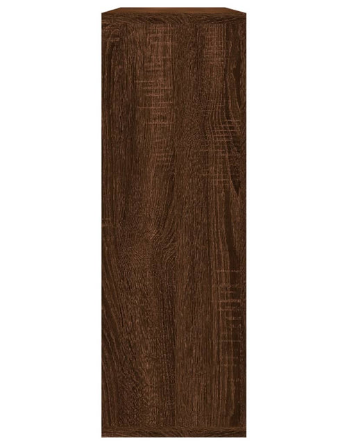 Încărcați imaginea în vizualizatorul Galerie, Raft de perete, stejar maro, 104x20x58,5 cm, lemn compozit Lando - Lando
