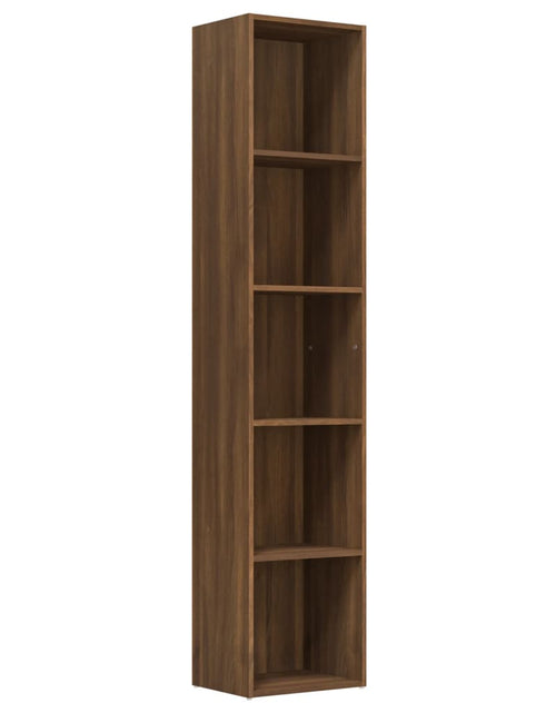 Încărcați imaginea în vizualizatorul Galerie, Bibliotecă, stejar maro, 40x30x189 cm, lemn prelucrat Lando - Lando

