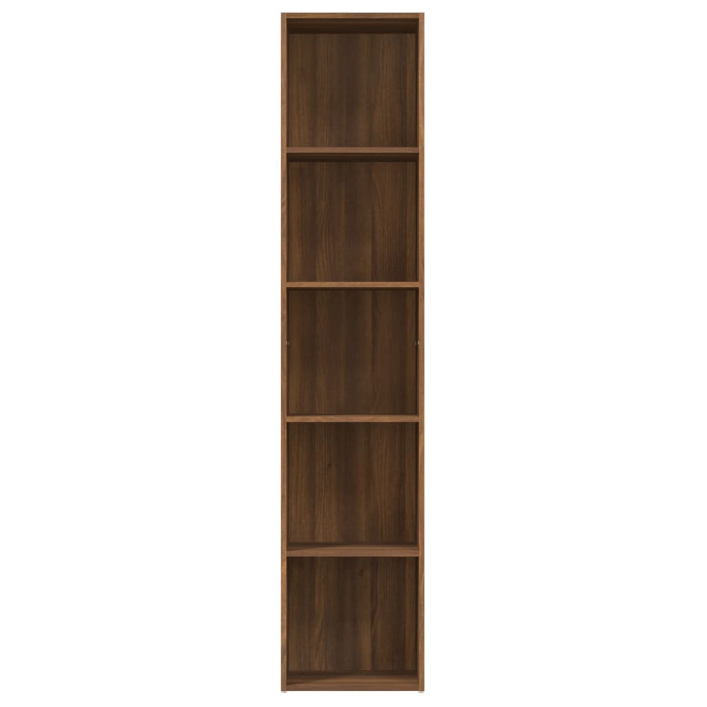 Bibliotecă, stejar maro, 40x30x189 cm, lemn prelucrat Lando - Lando