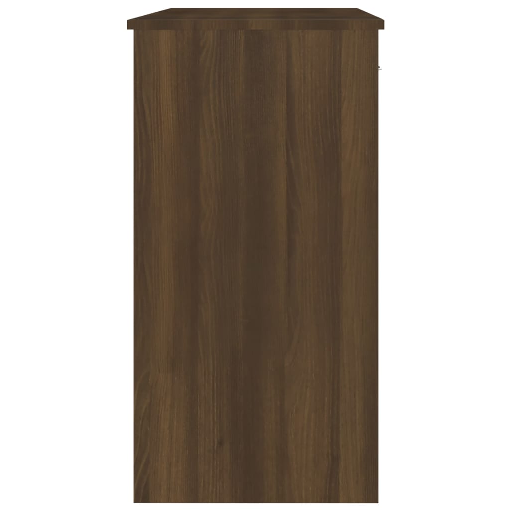Birou, stejar maro, 80x40x75 cm, lemn prelucrat - Lando