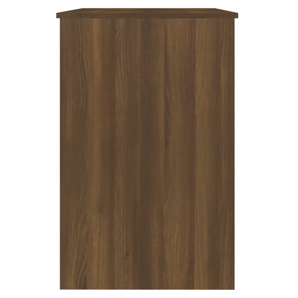 Birou, stejar maro, 100x50x76 cm, lemn prelucrat - Lando