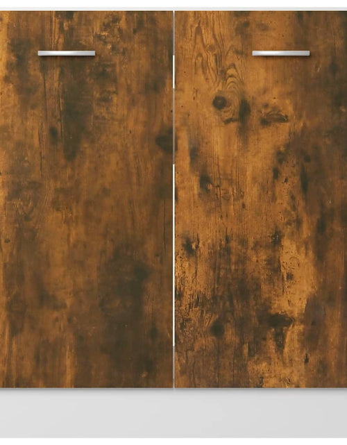 Încărcați imaginea în vizualizatorul Galerie, Dulap inferior de chiuvetă, stejar fumuriu, 80x46x81,5 cm, lemn - Lando

