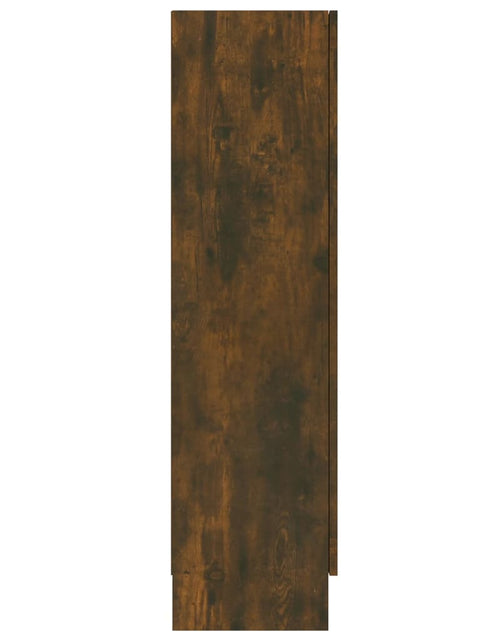 Încărcați imaginea în vizualizatorul Galerie, Dulap vitrină, stejar fumuriu, 82,5x30,5x115 cm, lemn prelucrat Lando - Lando

