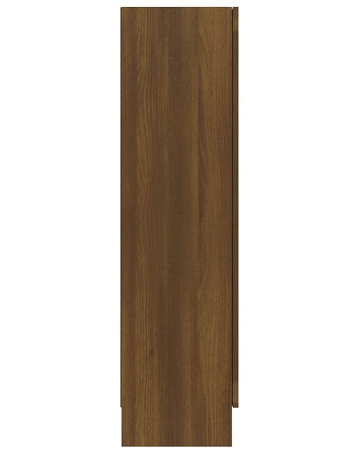 Încărcați imaginea în vizualizatorul Galerie, Dulap vitrină, stejar maro, 82,5x30,5x115 cm, lemn prelucrat - Lando
