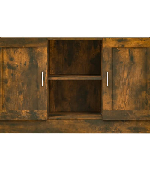 Încărcați imaginea în vizualizatorul Galerie, Lando-Servantă, stejar fumuriu, 120x30,5x70 cm, lemn prelucrat- lando.md
