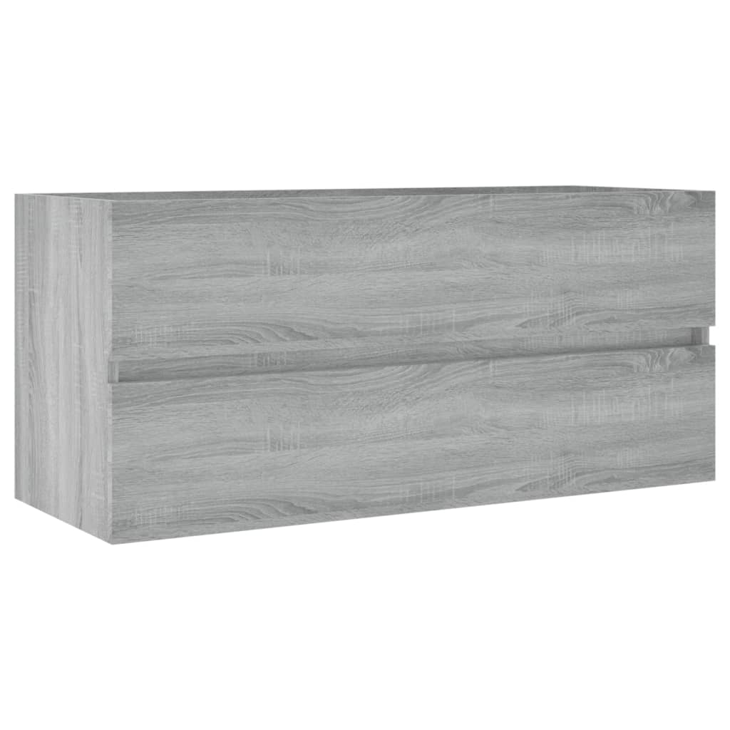 Dulap de chiuvetă, sonoma gri, 100x38,5x45 cm, lemn prelucrat - Lando