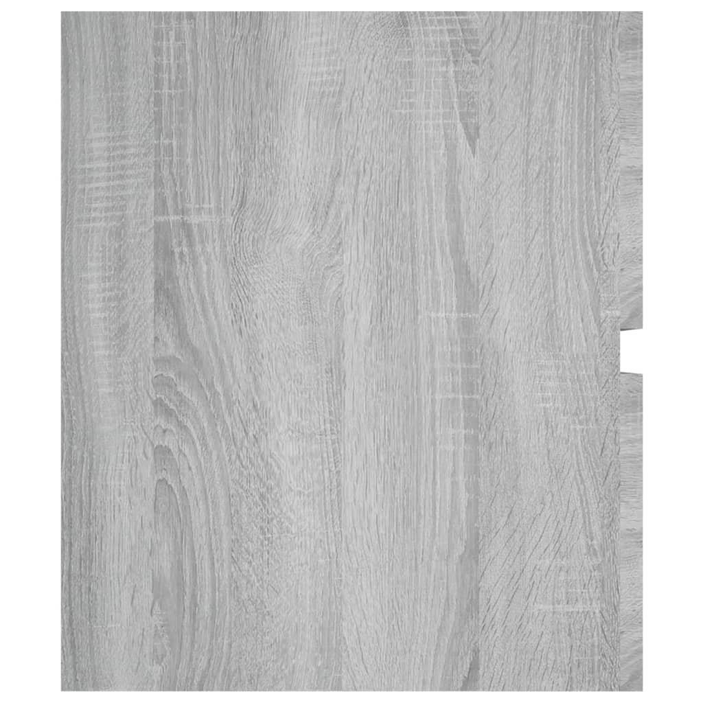 Dulap de chiuvetă, sonoma gri, 100x38,5x45 cm, lemn prelucrat - Lando