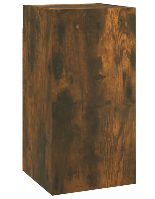 Încărcați imaginea în vizualizatorul Galerie, Comode TV, 2 buc., stejar fumuriu, 30,5x30x60 cm lemn prelucrat Lando - Lando
