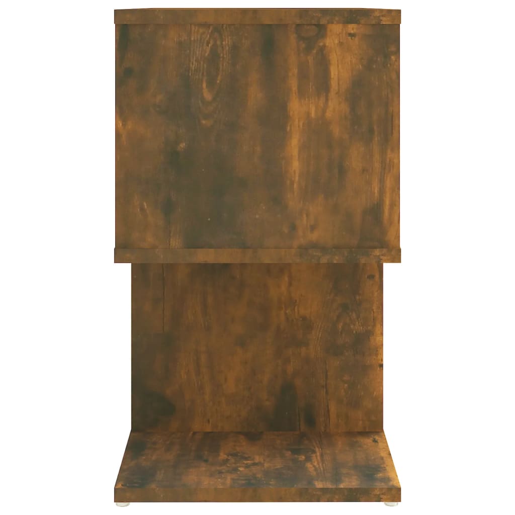 Noptieră, stejar fumuriu, 50x30x51,5 cm, lemn prelucrat - Lando