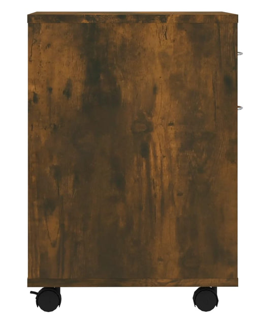 Încărcați imaginea în vizualizatorul Galerie, Dulap cu roți, stejar fumuriu, 45x38x54 cm, lemn prelucrat - Lando
