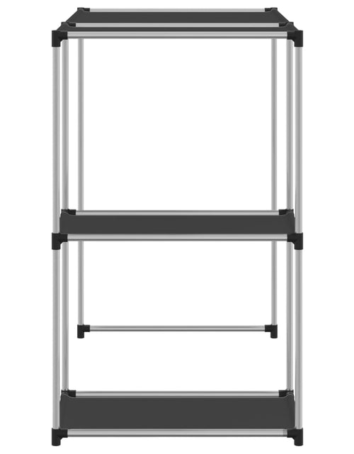 Загрузите изображение в средство просмотра галереи, Raft peste mașina de spălat, negru, 87x55x90,5 cm, fier Lando - Lando
