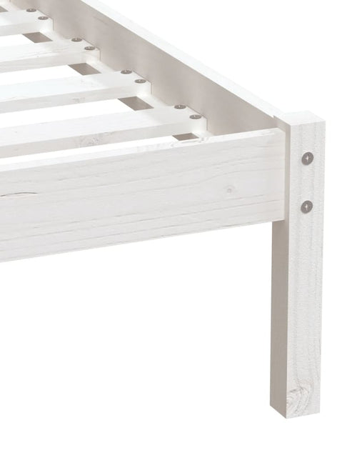 Загрузите изображение в средство просмотра галереи, Cadru de pat pentru o persoană 3FT, alb, 90x190 cm, lemn masiv - Lando
