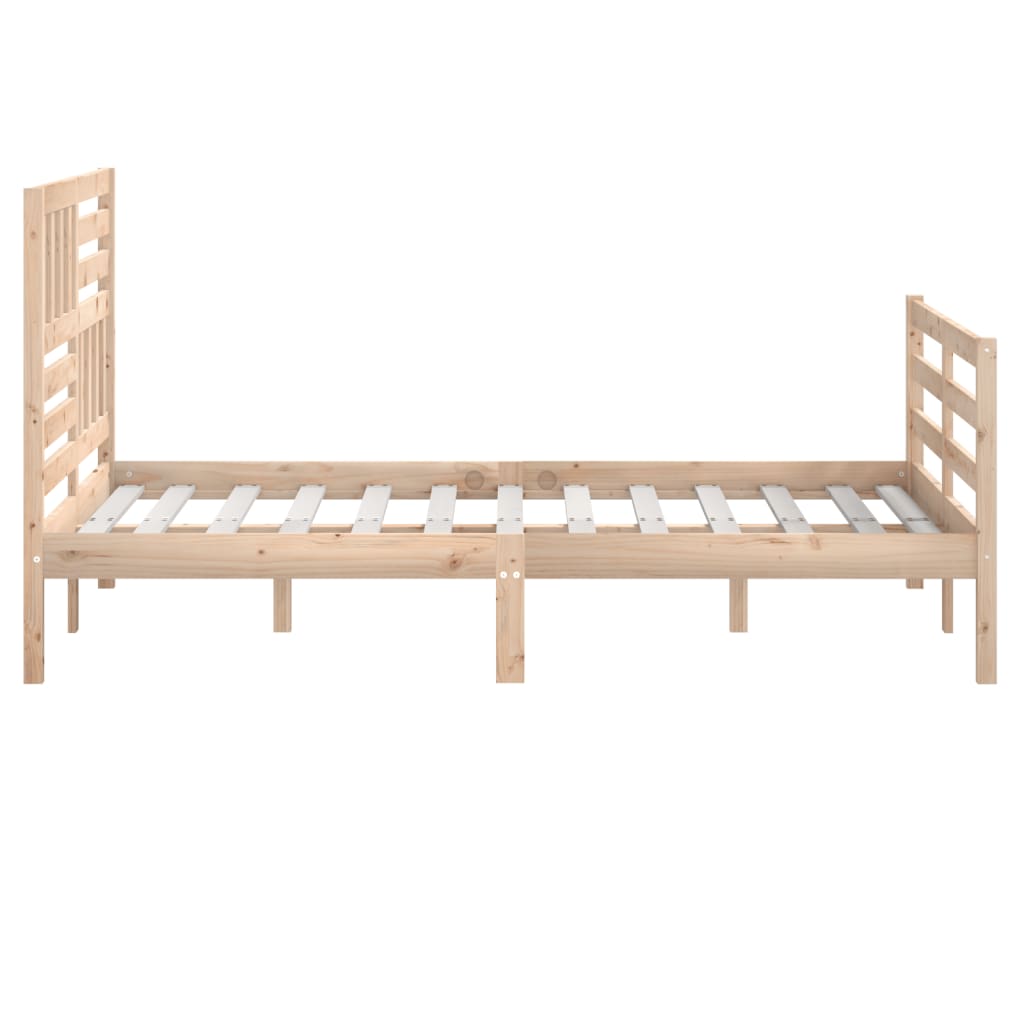 Cadru de pat, 160x200 cm, lemn masiv - Lando
