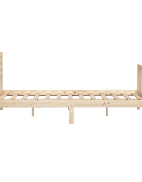 Încărcați imaginea în vizualizatorul Galerie, Cadru de pat Small Double 4FT, 120x190 cm, lemn masiv - Lando
