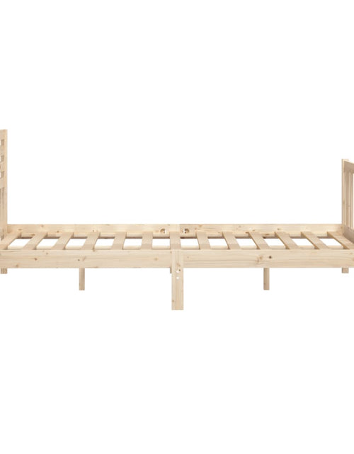 Încărcați imaginea în vizualizatorul Galerie, Cadru de pat dublu 4FT6, 135x190 cm, lemn masiv - Lando
