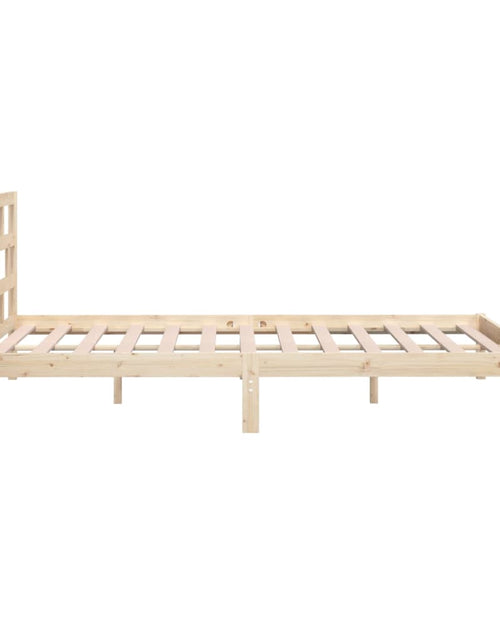 Încărcați imaginea în vizualizatorul Galerie, Cadru de pat mic dublu 4FT, 120x190 cm, lemn masiv - Lando

