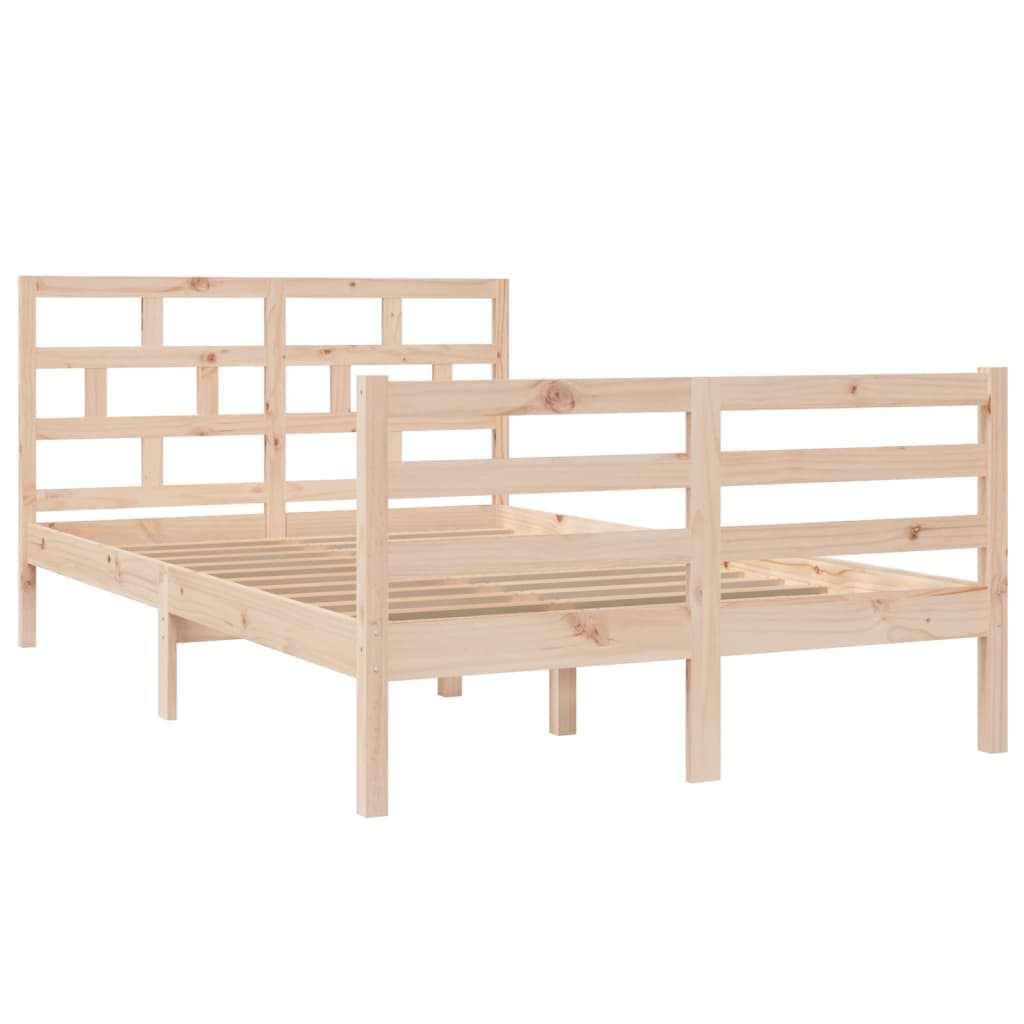 Cadru de pat, 120x200 cm, lemn masiv de pin - Lando