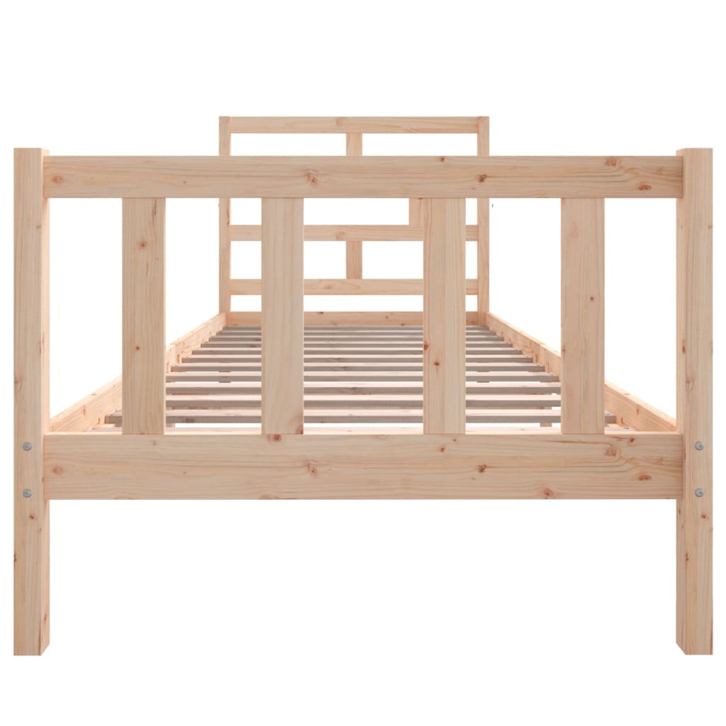 Cadru de pat, 90x200 cm, lemn masiv de pin - Lando