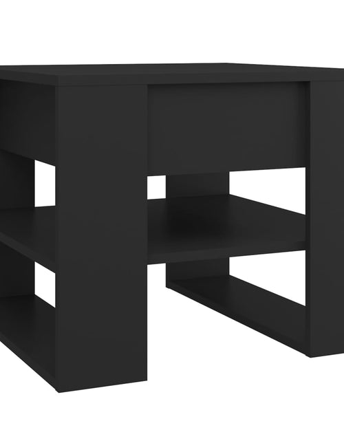 Încărcați imaginea în vizualizatorul Galerie, Măsuță de cafea, negru, 102x55x45 cm, lemn prelucrat - Lando
