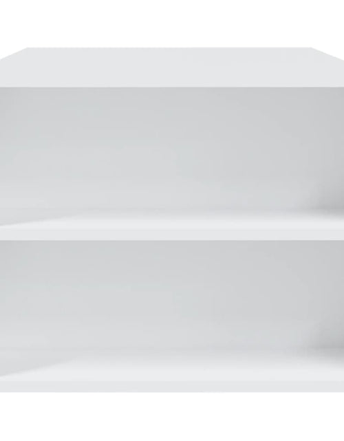 Încărcați imaginea în vizualizatorul Galerie, Măsuță de cafea, alb, 102x55x42 cm, lemn prelucrat - Lando
