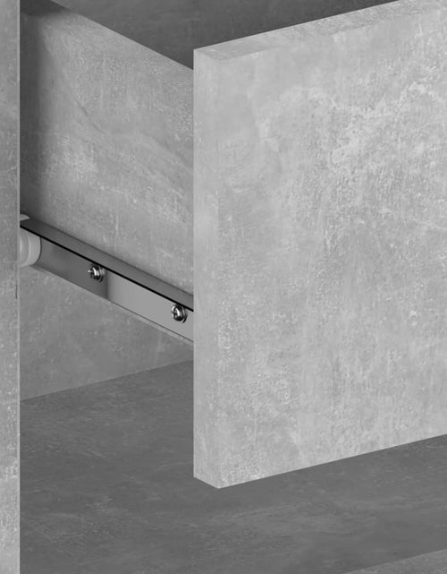 Загрузите изображение в средство просмотра галереи, Noptiere de perete cu montaj pe perete, 2 buc., gri beton - Lando
