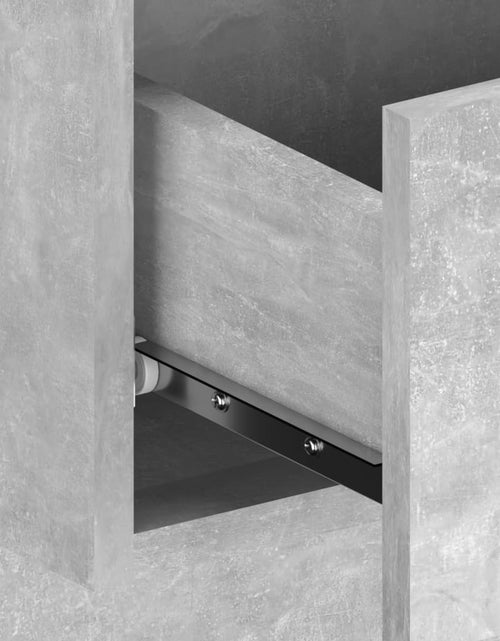 Încărcați imaginea în vizualizatorul Galerie, Noptieră de perete, gri beton - Lando
