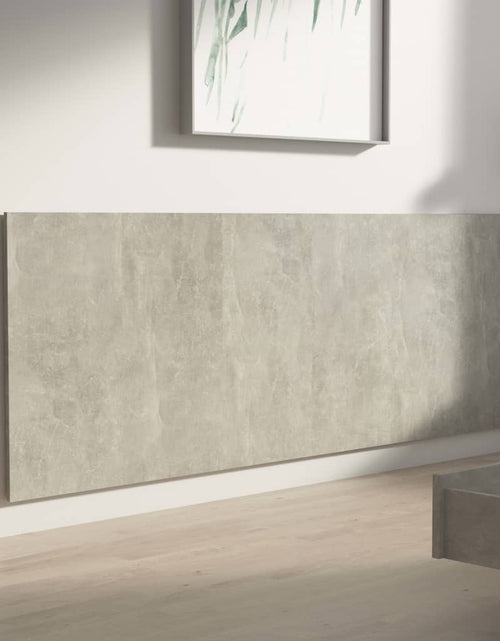 Încărcați imaginea în vizualizatorul Galerie, Tăblie de pat/ perete, gri beton, 240x1,5x80 cm, lemn prelucrat - Lando
