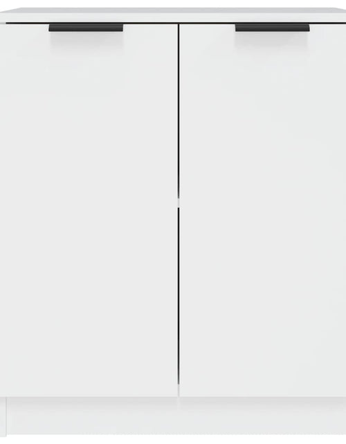 Загрузите изображение в средство просмотра галереи, Servantă, alb, 60x30x70 cm, lemn prelucrat - Lando
